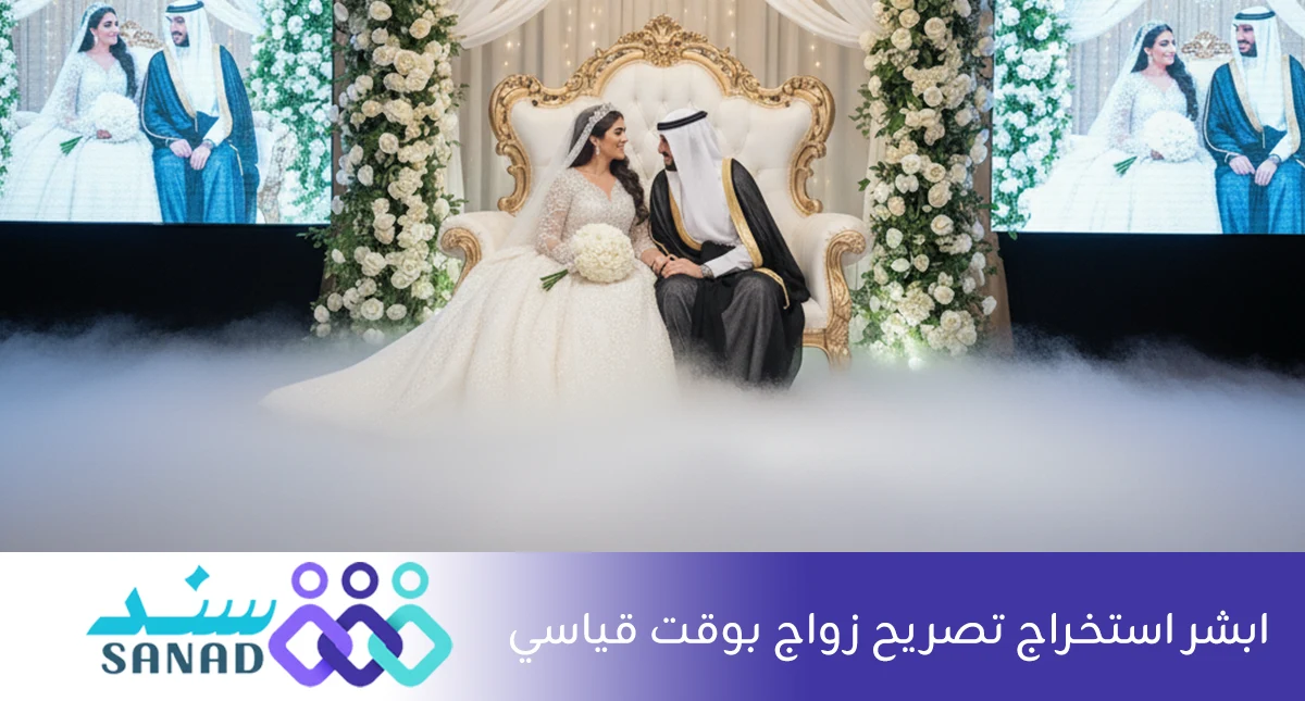 ابشر استخراج تصريح زواج